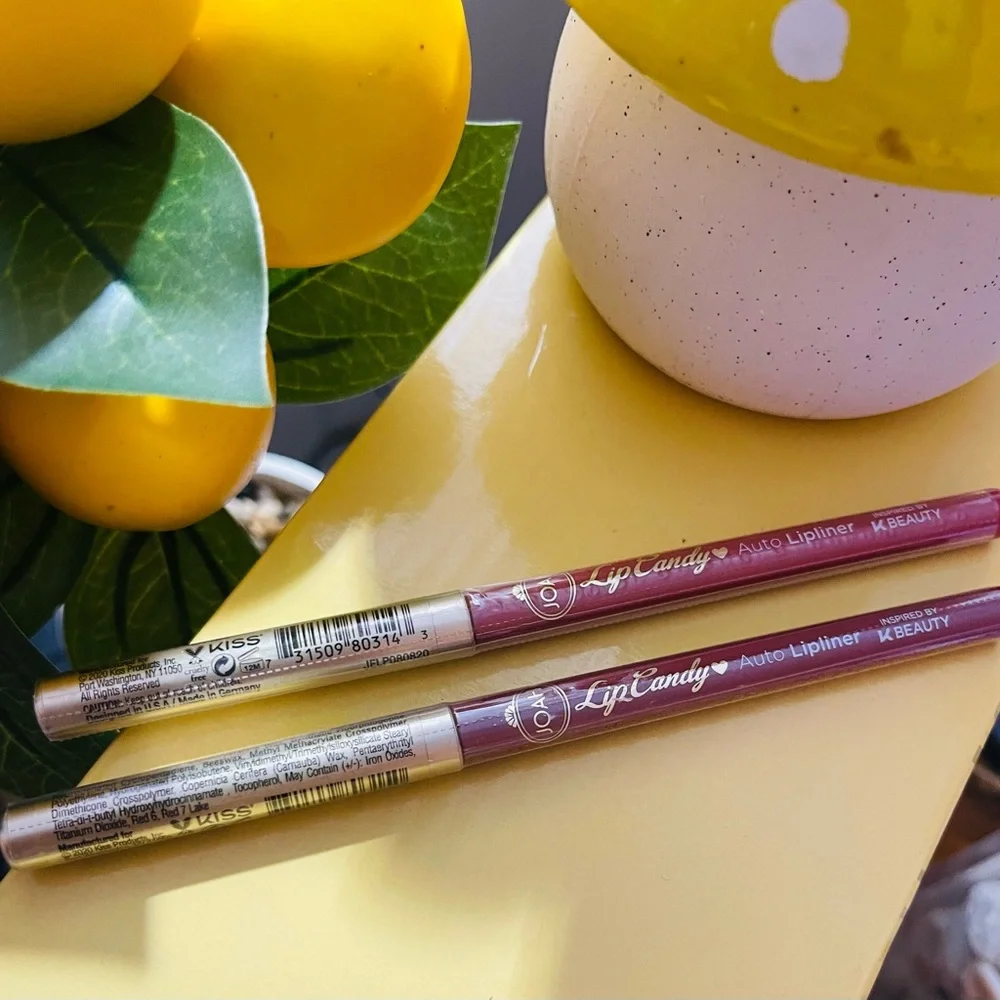(2) Joah LipCandy Auto Lip Liners - Wine & Blush - Picture 5 of 6